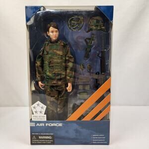 5 Star Collectibles Woman/Female USAF Air Force Doll Action Figure Auth Uniform
